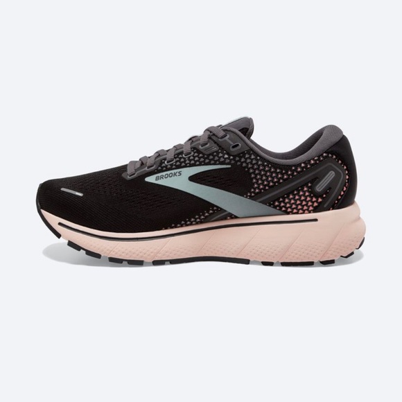 Size 8.5 - Brooks Ghost 14 Black Pink Women’s - Picture 2 of 6